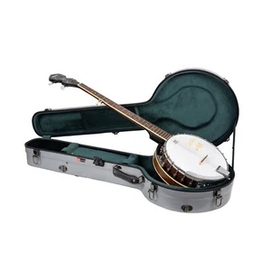 Estuche Banjos Crossrock 5 Cuerdas Bluegrass, carcasa rígida de vuelo de fibra de vidrio con TSA - Imagen 1 de 5