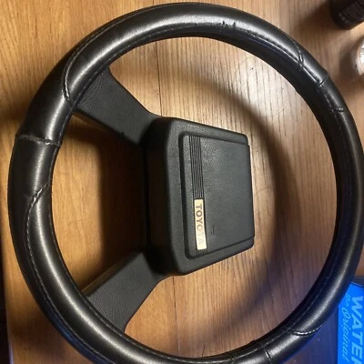 Volante 4Runner SR5 84-89 Toyota Pickup Truck con botón de bocina negro OEM Foto 1 de 4