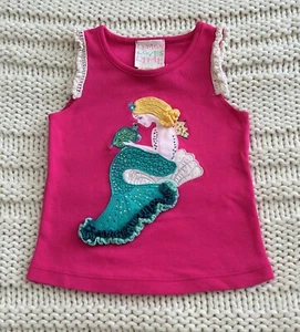 Lemon Loves Lime MERMAID top size 2T - Picture 1 of 9