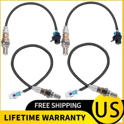 4PCS Up+Down Oxygen Sensor For 2003-2007 Chevy Express GMC Savana 1500 2500 3500 Foto 1 de 4