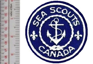 Sea Scouts of Canada Scouting Sea Scouts National Crest Patch vel NO TARIFF - Picture 1 of 1
