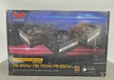 INWIN PREMIUM BASIC PB 750W POWER SUPPLY NEW SEALD - Image 1 of 4