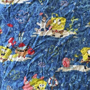 Vintage Nickelodeon Erwachsene L Large Spongebob Schwammkopf Patrick Scrubs Top 2002 - Bild 1 von 3