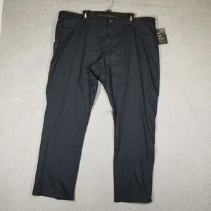 Nuevos pantalones de golf Nike Flex 5 bolsillos para hombre 42X30 calce ajustado 891924-010 negros - Imagen 1 de 13