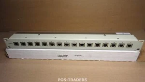 Patch panel category 5 16-ports RJ-45 Cat 5 - 19" RACK MOUNT - NEW NEU NUOVO - Photo 1/3