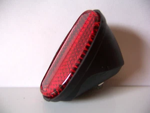 BICYCLE REAR FENDER REFLECTOR REPLACEMENT CRUISER LOWRIDER BMX TRICYCLE CYCLING - Picture 1 of 3