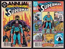 Superman Annual #11 1985 & Superman #423 Newsstands Final Issue Alan Moore 1986