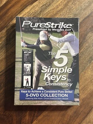 PureStrike The-5 Simple Keys to Consistency Medicus 高尔夫训练 DVD 套装 — 第 1/3 张图片
