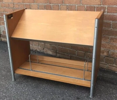 Libro Henry P. Glass Fleetwood/78 rpm estante de discos diseñado por arquitecto de Chicago MCM Foto 1 de 4