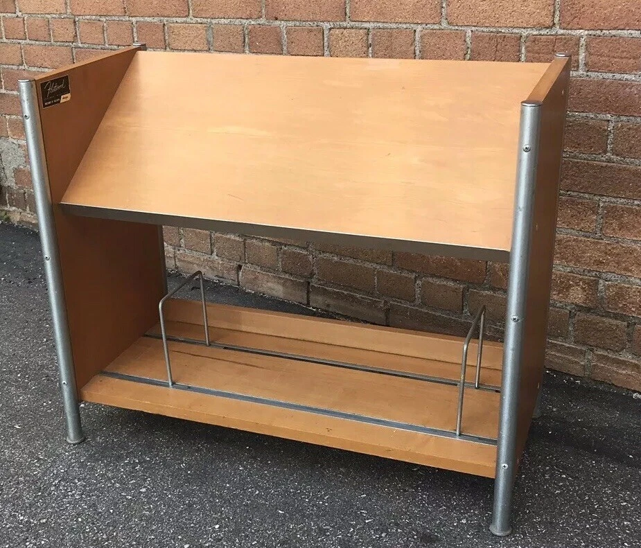 Henry P. Glass Fleetwood Book/78 об/мин полка для записей Chicago Architect Designed MCM - Изображение 1 из 4