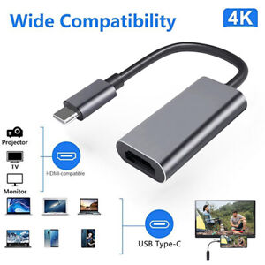 NOWY 4K USB C na gniazdo HDMI HDTV Kabel Adapter do Mac Samsung serii S Huawei