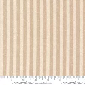 Lakeside Gatherings Flannel Soft Stripes Sand Primitive Gatherings Moda 1/2 Yard - Picture 1 of 1