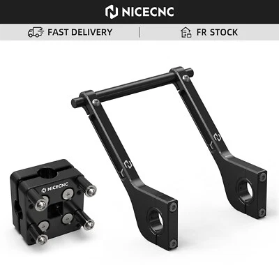 NICECNC Support Bar Clamp Roadbook Mounting Arms Kit Pour KTM 690 Enduro/SMC/R 2008-2023