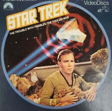 Paramount Pictures Star Trek RCA SelectaVision VideoDiscs Trouble W/ Tribbles
