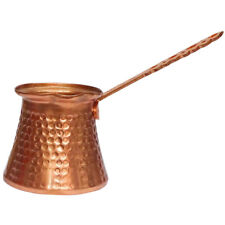 Turkish Coffee Pot Copper Cezve Milk Warmer 320ml Stove Top-HS