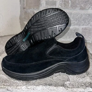 Neu LL Bean 05330 Wildleder schwarz Slipper Thinsulate Wanderschuhe 9,5 Damen - Bild 1 von 7