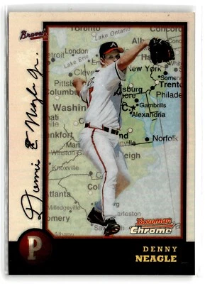 1998 Bowman Chrome International Refractor #265 Denny Neagle (T25) - Image 1 of 2