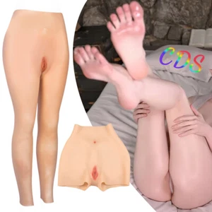 Silicone Fake Vagina Shorts Panty HipShaping Pants For Transgensers Crossdresser - Imagen 1 de 28