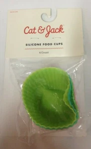 Circle Silicone Food Cups  for Lunch Box - Cat & Jack NIP - Picture 1 of 2