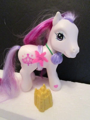 My Little Pony G3 Disney Princesa Ariel, 3 Lindos Accesorios Sirena SIN PONY Foto 1 de 4