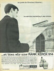 publicité Advertising 0321 1964  RanK  Xerox   machine compta H.E.C marketing