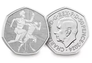 2024 UK Team GB and ParalympicsGB BU 50p Coin - Picture 1 of 1