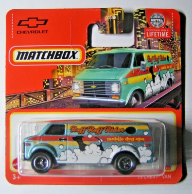 Matchbox - '75 Chevy Van - Mobile Dog Spa - MBX Metro 2024 - HVP21 - Image 1 of 2