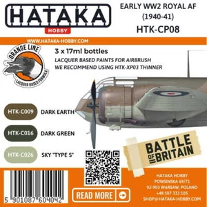 Juego de pintura Hataka CP08 - principios de la Segunda Guerra Mundial Royal Air Force 1940-41 - Imagen 1 de 2