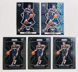 Herbert Jones 2021-22 Panini Mosaic Fast Break + Prizm RC Lot (5) Pelicans NBA - Bild 1 von 1