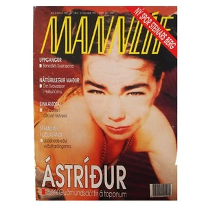 Mannlif magazine (July 1993) Bjork Phil Collins Orn Svavarsson iceland - Picture 1 of 1