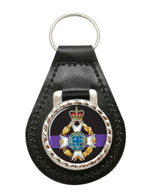 Royal Army Chaplains' Department (Christian), British army Leather Key Fob - Image 1 of 3
