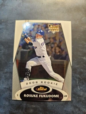 2008 Topps Finest - Kosuke Fukudome #3 Rookie RC Chi Cubs NM+ 🔥 - Image 1 of 2