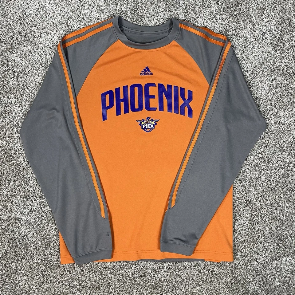 2010s Adidas Phoenix Suns Warm Up Shooting Long Sleeve Shirt Size Small - Image 1 of 4
