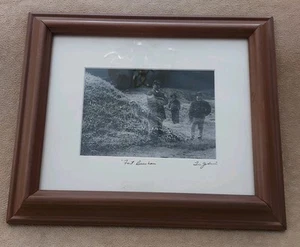 Fotografía Tim Johnson Fantasmas de la Guerra Civil - Firmado Enmarcado y Enmarañado - FORT BURNHAM - Imagen 1 de 7
