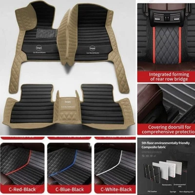 Car Floor Mats Trunk Mat For Volvo All Models All Weather Waterproof Auto Liners Foto 1 de 4