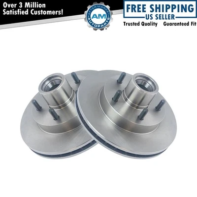 Front Disc Brake Rotors Pair Set Kit for GMC Chevy Pickup Truck 2WD 2x4 - Image 1 of 4