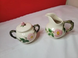 Vintage Franziskaner Wüstenrose Milchkännchen & Zucker mit Deckel Set - Bild 1 von 6