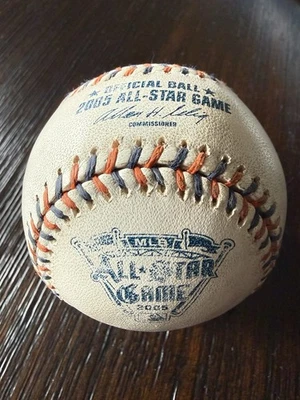 Rare 2005 MLB All Star Game Used Baseball Rawlings OML Ball Detroit Tigers - Image 1 of 4