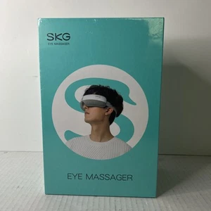 SKG E3-Massaggiatore Occhi Bianco con Compressione Calore, Bluetooth Musica Ricaricabile - Foto 1 di 3