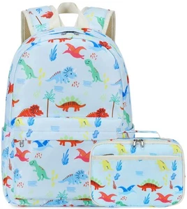 Kids School Backpack with Lunch Box for Boys Girls Kindergarten BookBag Schoo... - Picture 1 of 9