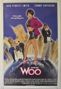 WOO (1998) Original Cinema One Sheet Movie Poster - Jada Pinkett Smith - Imagen 1 de 1