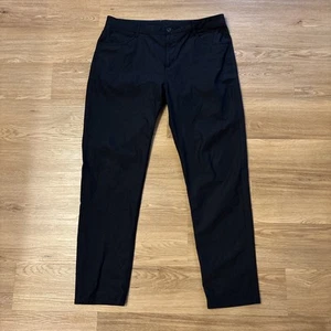 Vuori Fleet Chino Pants Men's 36x30 Black Performance Golf Preppy - Picture 1 of 11