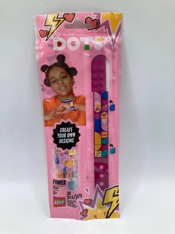Lego Dots Power Bracelet 41919 Creative Designs Heart Power Up Lightning New - Image 1 of 2