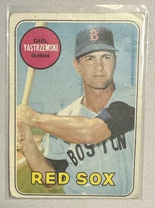 1969 Carl Yastrzemski Topps Baseball Cards[#130][Boston Red Sox][HOF] - Picture 1 of 2