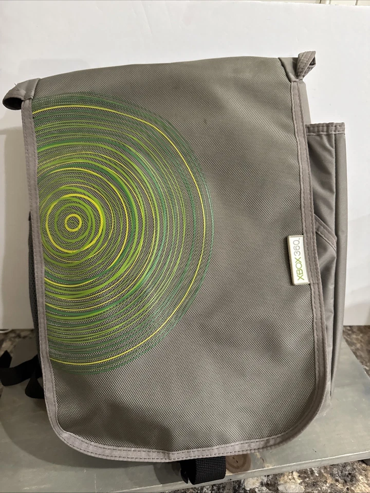 Xbox 360 - Grey Backpack Travel Case Laptop Bag - USED - Image 1 of 4
