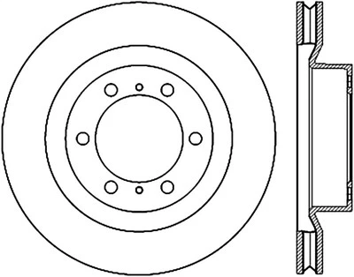 Stoptech para 10-17 Lexus GX460 / 10-17 Toyota 4Runner Cryo ranurado delantero derecho Foto 1 de 4