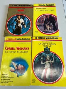 ⭐⭐LOTTO 4 LIBRI IL GIALLO MONDADORI,LOTTO GIALLI MONDADORI Cornell Woolrich⭐⭐ - Imagen 1 de 3