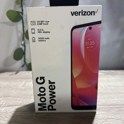 Motorola Moto G Power 64GB MOTXT21653PP 6.4" Verizon Prepaid 4GB RAM Smartphone - Image 1 of 2