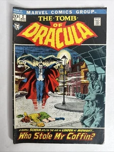 Tomb of Dracula #2 (Marvel Comics May 1972) John Severin Art, 2nd App Dracula - Picture 1 of 2
