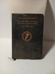 Kirchenhandbuch der ersten Kirche Christus Wissenschaftler Boston Messe Mary Baker 1926 Vintage - Bild 1 von 2